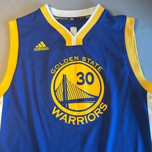 Adidas Stephen Curry #30 Golden State Warriors #30 Jersey Youth L .